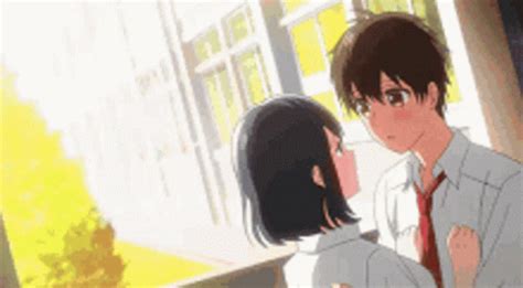 are you in or out gif|make out anime gif.